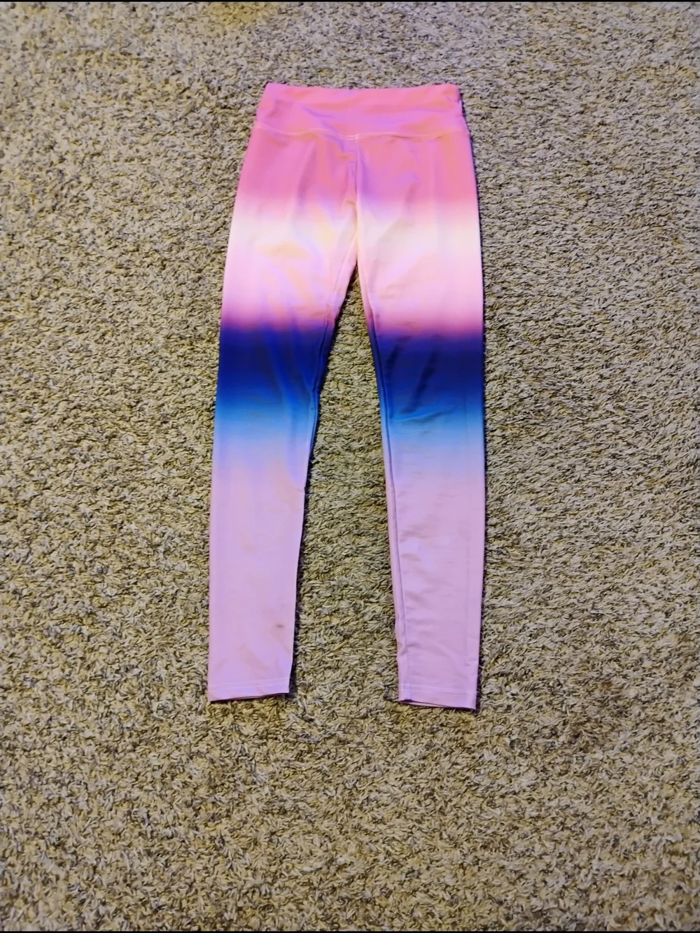 Pink Ombre High-Waist Leggings - Picture 3 of 4